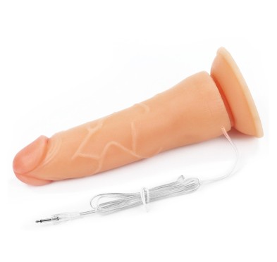 Majtki strap-on w zestawie z wibrującym dildo 19cm